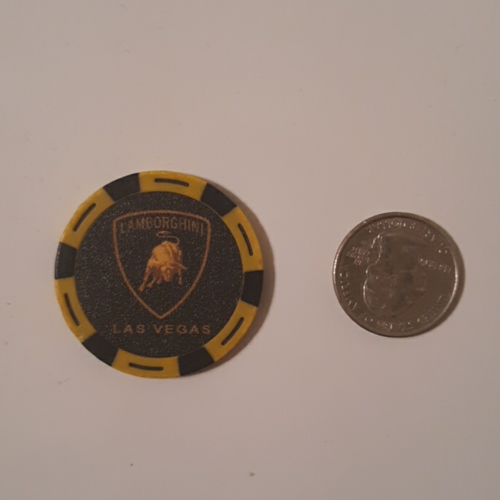 Lamborghini Poker Chip